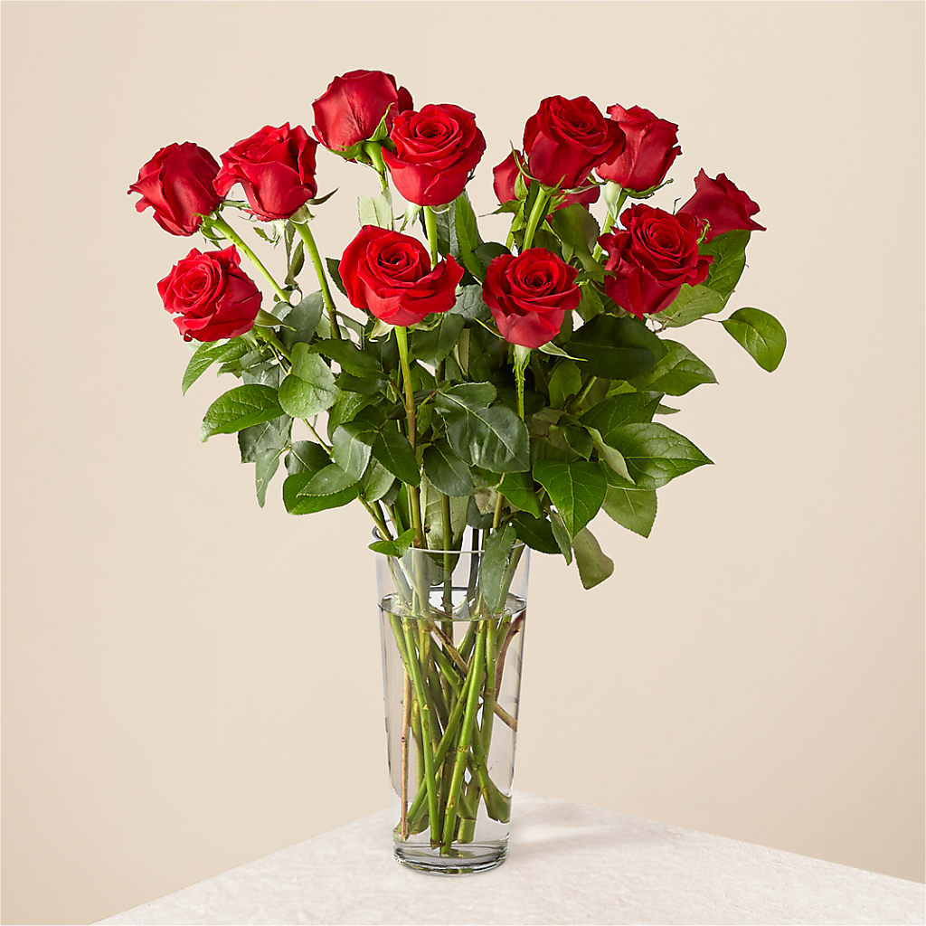 Long Stem Red Rose Bouquet – Flora Ventures Llc, Newmarket NH