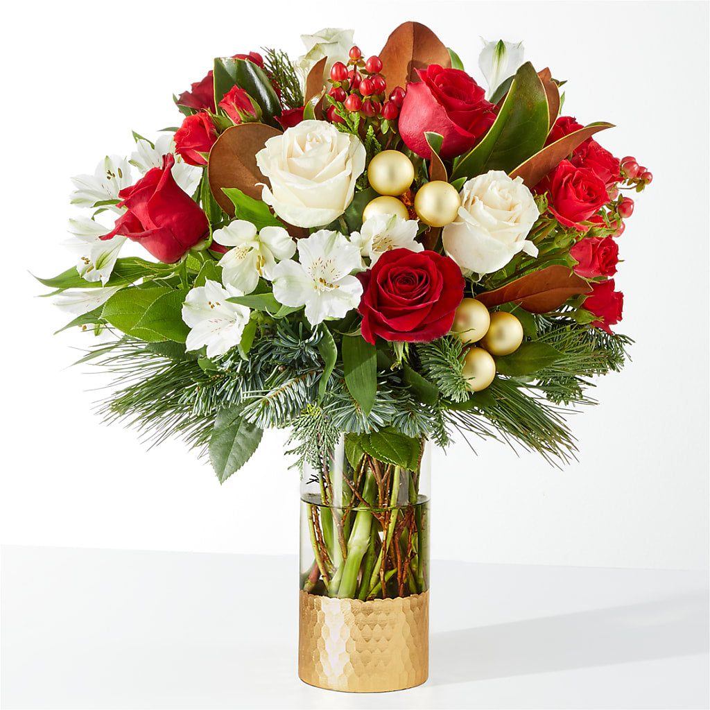 Joy & Jolly Bouquet – Flora Ventures Llc, Newmarket NH