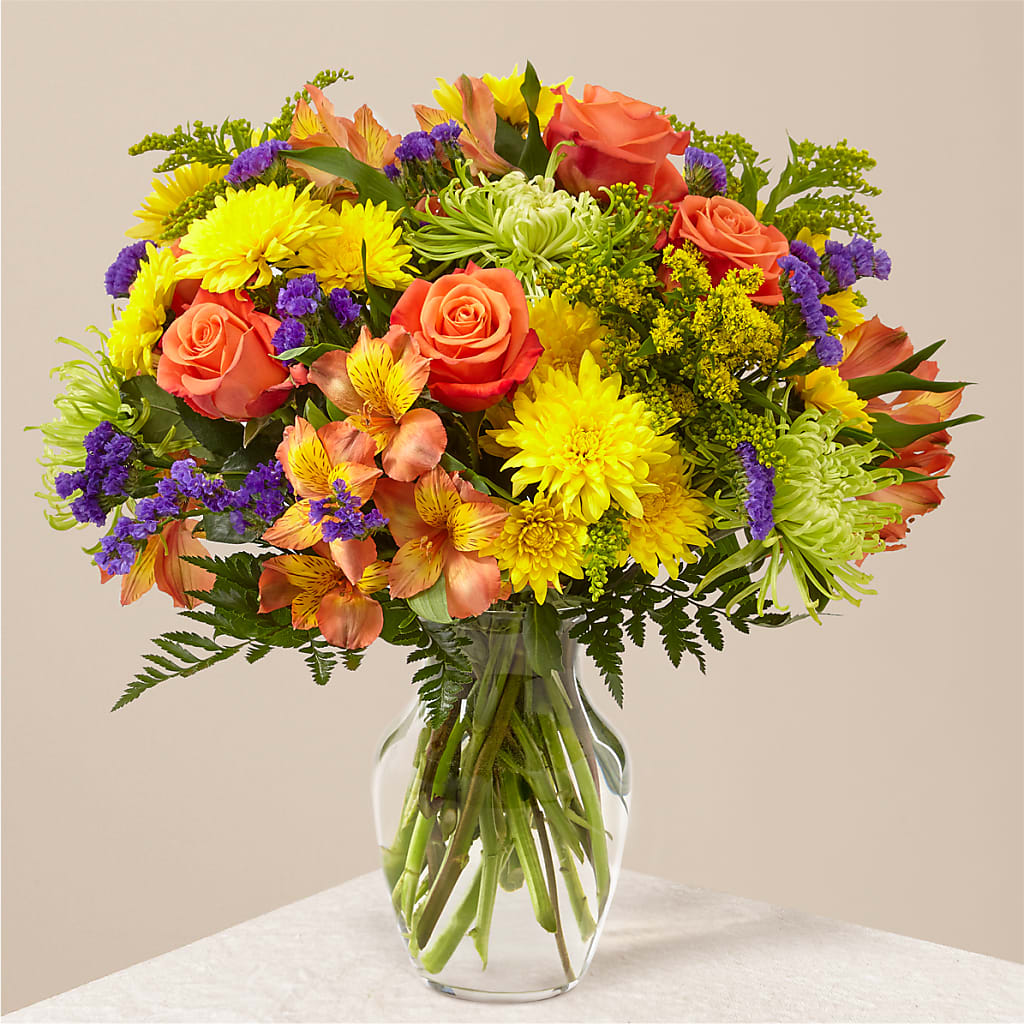 Marmalade Skies Bouquet – Flora Ventures Llc, Newmarket NH