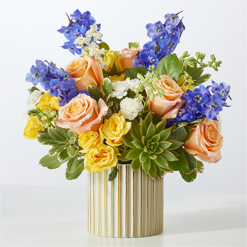 Cobalt Reverie Bouquet – Flora Ventures Llc, Newmarket NH