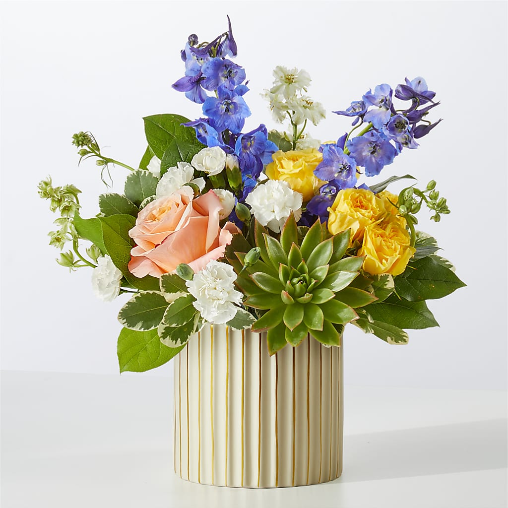 Cobalt Reverie Bouquet – Flora Ventures Llc, Newmarket NH
