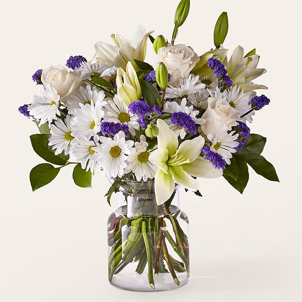 Beyond Blue Bouquet – Flora Ventures Llc, Newmarket NH