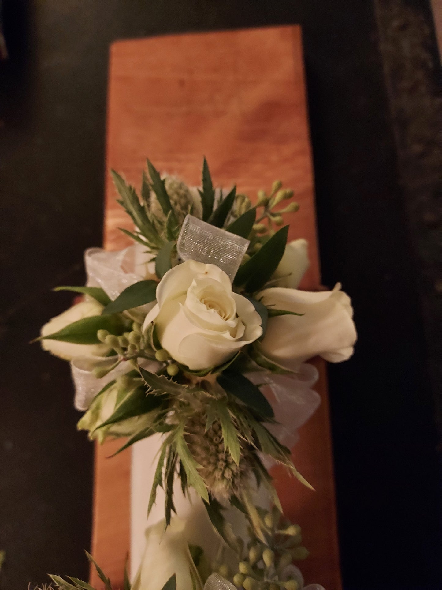 dendrobium orchid wristlet corsage