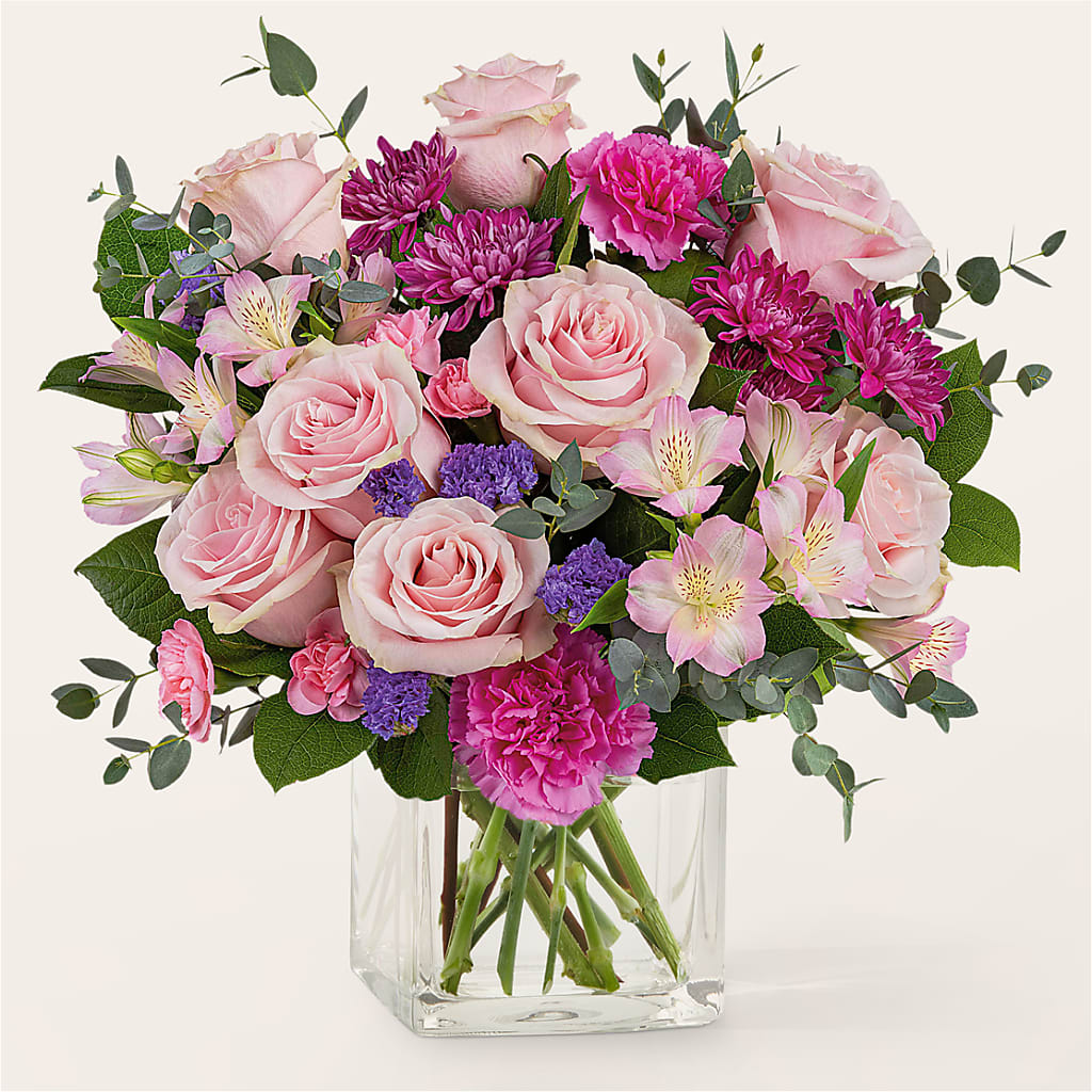 Rosy Radiance Bouquet – Flora Ventures Llc, Newmarket NH