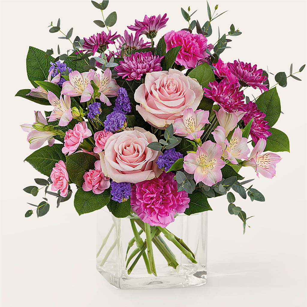 Rosy Radiance Bouquet – Flora Ventures Llc, Newmarket NH