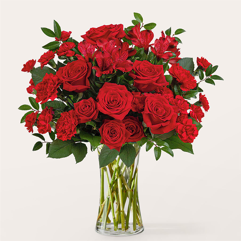 Brilliant Ruby Bouquet – Flora Ventures Llc, Newmarket NH