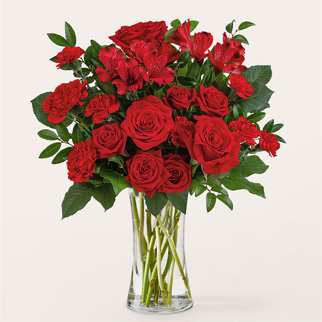 Brilliant Ruby Bouquet – Flora Ventures Llc, Newmarket NH