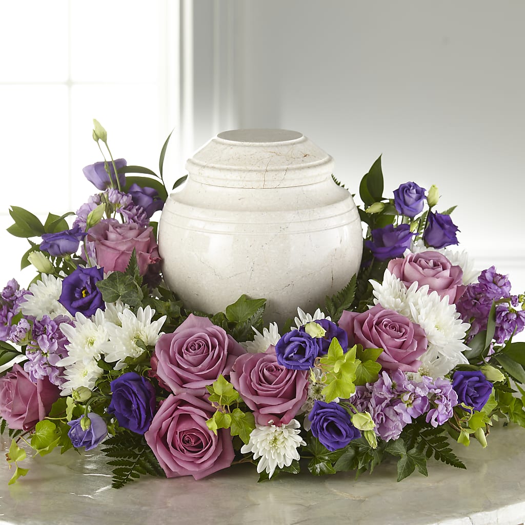 Blooming Sympathy Cremation Adornment – Flora Ventures Llc, Newmarket NH