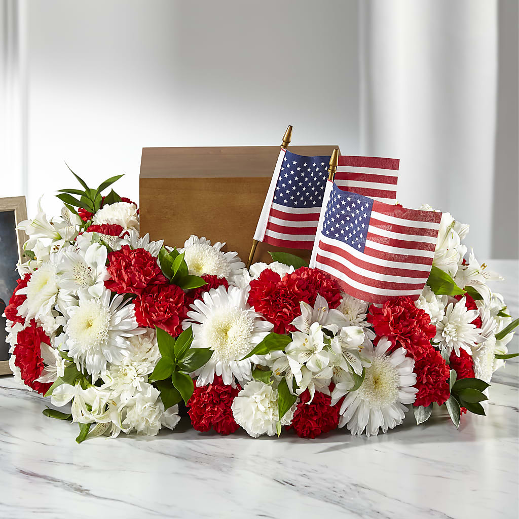 Spirit of Patriotism Cremation Adornment – Flora Ventures Llc, Newmarket NH