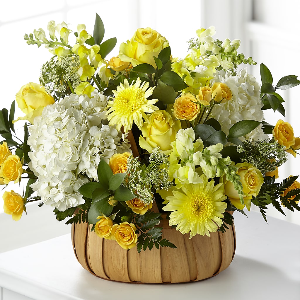 Rustic Remembrance Basket – Flora Ventures Llc, Newmarket NH