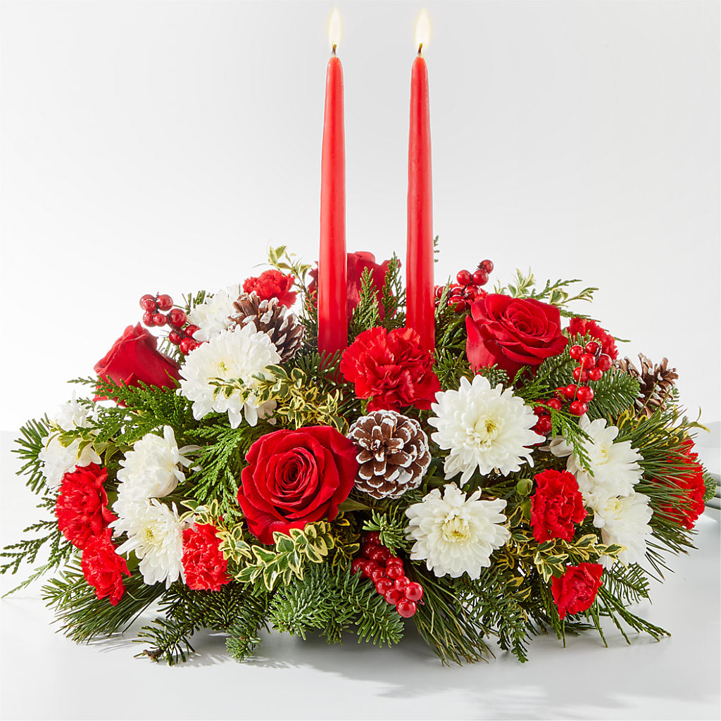 Holiday Soiree Centerpiece – Flora Ventures Llc, Newmarket NH