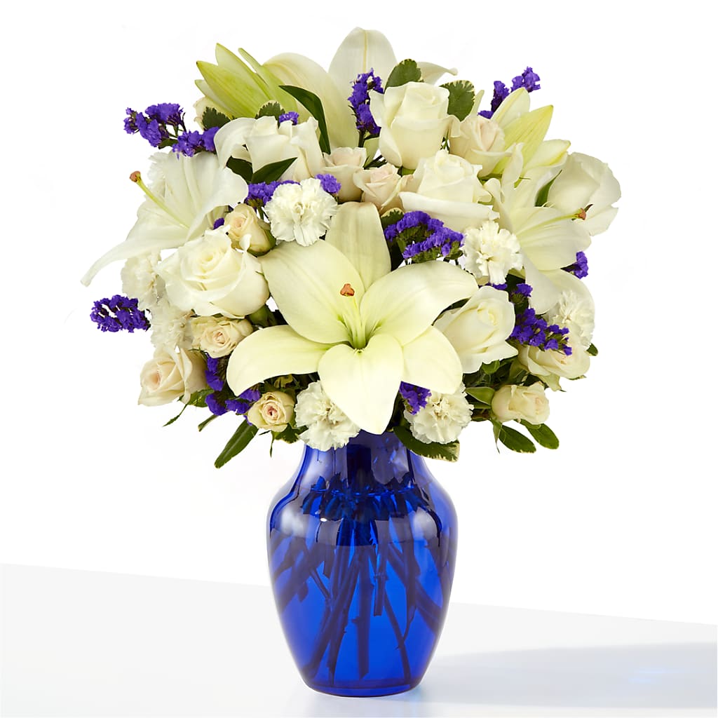 Sapphire Rush Bouquet – Flora Ventures Llc, Newmarket NH