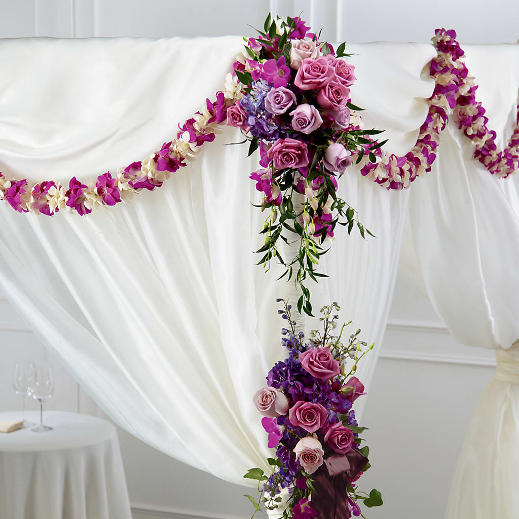 Color & Light Chuppah Decor – Flora Ventures Llc, Newmarket NH