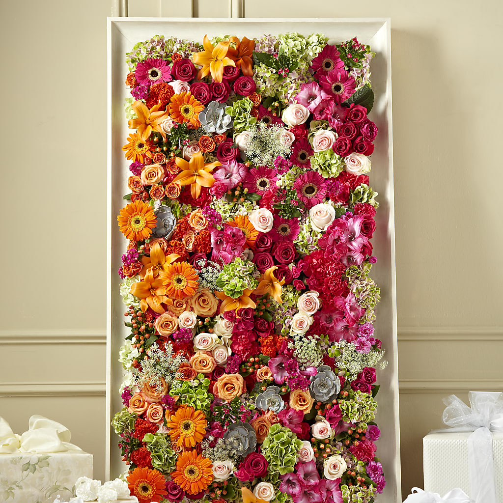 Fresh Picked Floral Wall – Flora Ventures Llc, Newmarket NH