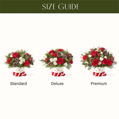 Jolly Snowman Bouquet –  Flora Ventures Llc, Newmarket NH
