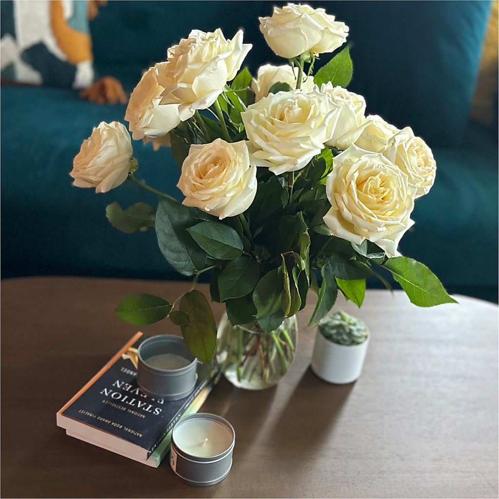 Long Stem Yellow Rose Bouquet –  Flora Ventures Llc, Newmarket NH