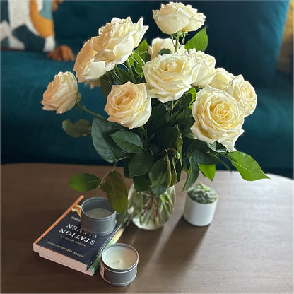 Long Stem Yellow Rose Bouquet –  Flora Ventures Llc, Newmarket NH