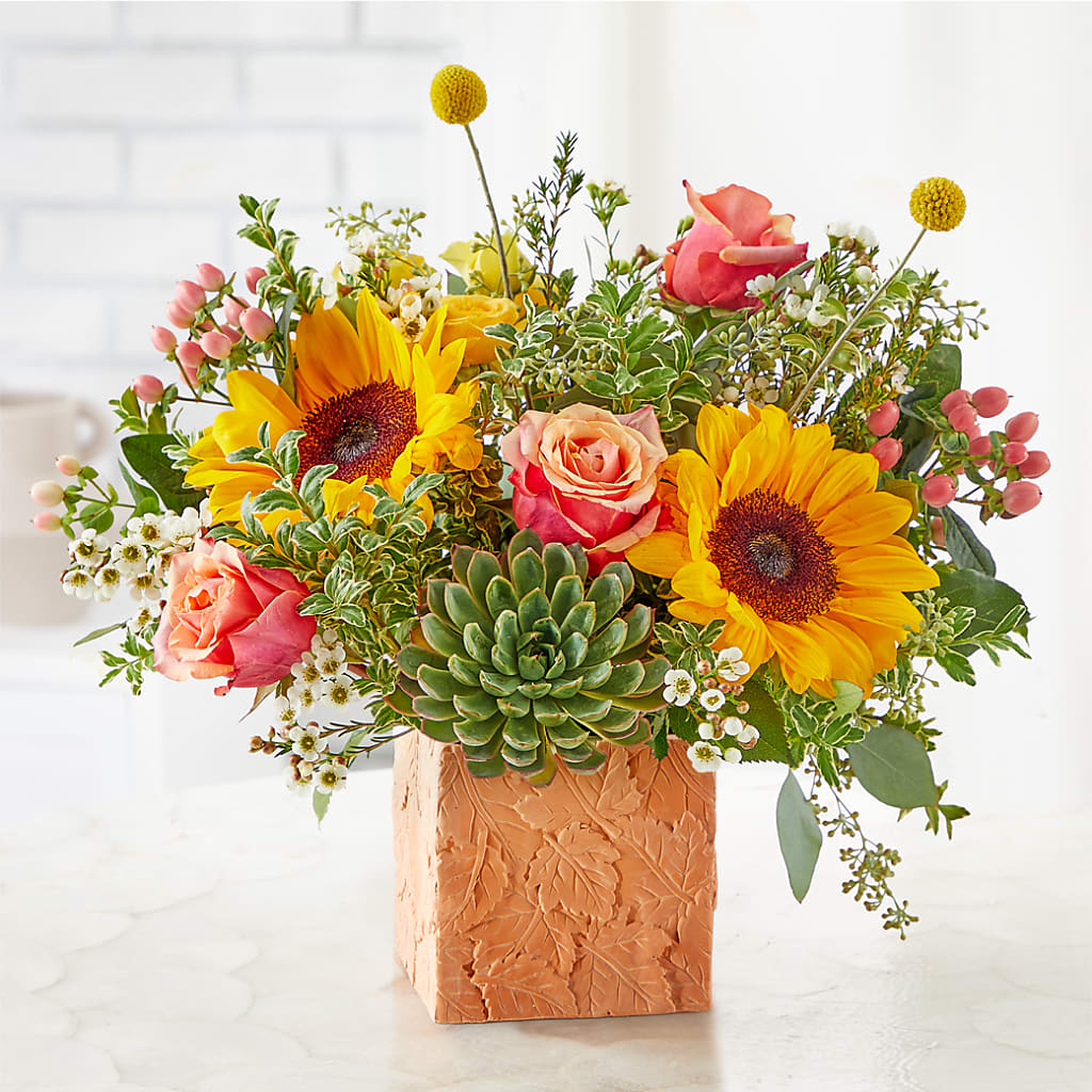 Sunflower Season Bouquet –  Flora Ventures Llc, Newmarket NH