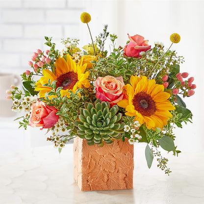 Sunflower Season Bouquet –  Flora Ventures Llc, Newmarket NH