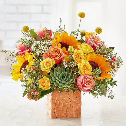 Sunflower Season Bouquet –  Flora Ventures Llc, Newmarket NH
