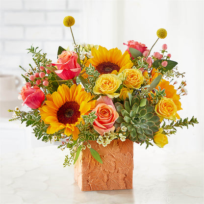 Sunflower Season Bouquet –  Flora Ventures Llc, Newmarket NH