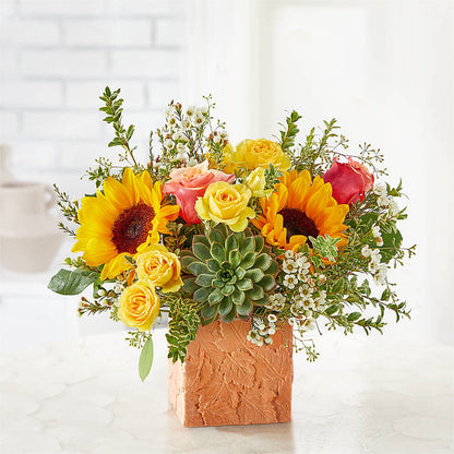 Sunflower Season Bouquet –  Flora Ventures Llc, Newmarket NH