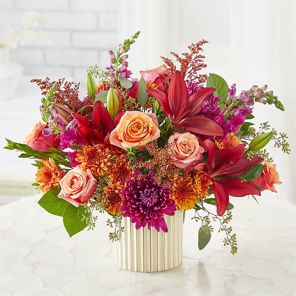 Burgundy Landscape Bouquet –  Flora Ventures Llc, Newmarket NH