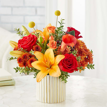 Scarlet Skies Bouquet –  Flora Ventures Llc, Newmarket NH
