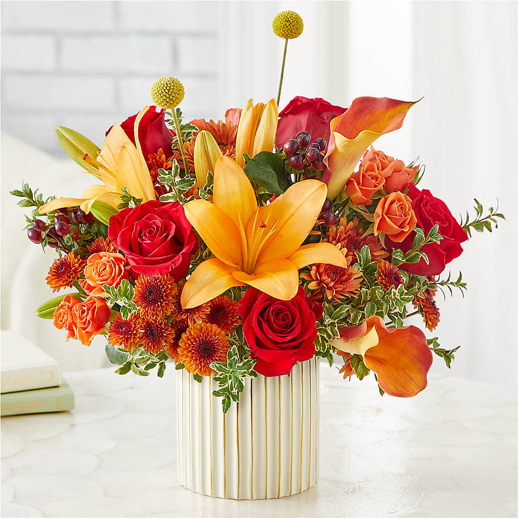 Scarlet Skies Bouquet –  Flora Ventures Llc, Newmarket NH