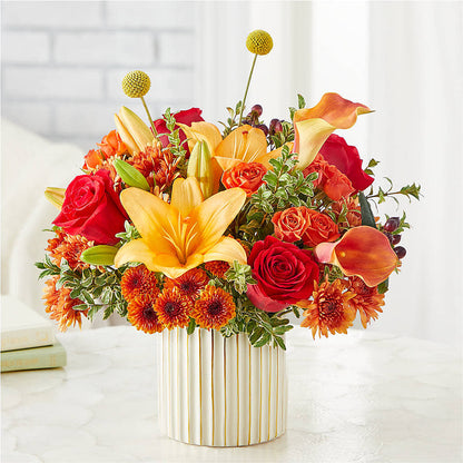 Scarlet Skies Bouquet –  Flora Ventures Llc, Newmarket NH