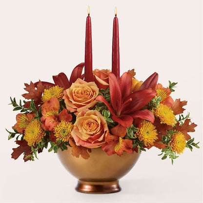Harvest Table Centerpiece –  Flora Ventures Llc, Newmarket NH