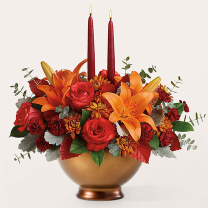 Fruits of Fall Centerpiece –  Flora Ventures Llc, Newmarket NH