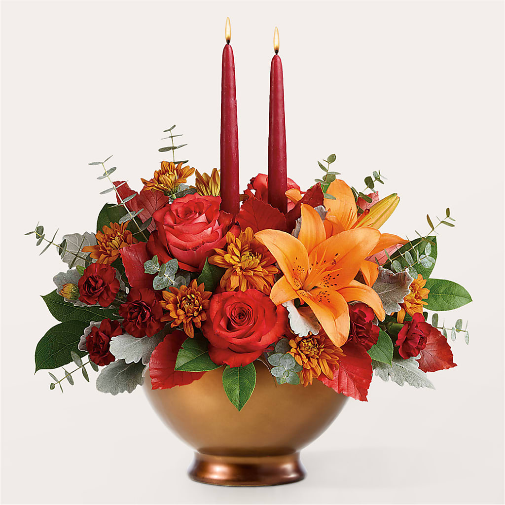 Fruits of Fall Centerpiece –  Flora Ventures Llc, Newmarket NH