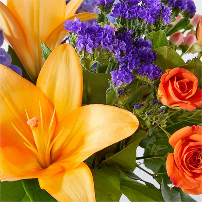 Radiant Citrus Bouquet –  Flora Ventures Llc, Newmarket NH