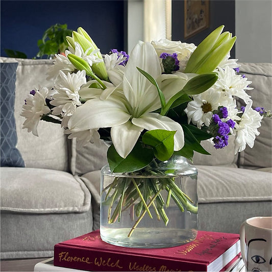 Beyond Blue Bouquet –  Flora Ventures Llc, Newmarket NH