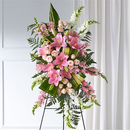 Elegant Embrace Standing Spray –  Flora Ventures Llc, Newmarket NH