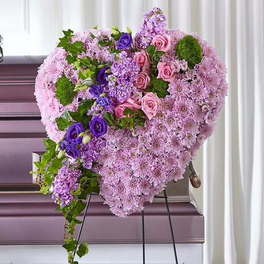 Treasured Love Standing Heart –  Flora Ventures Llc, Newmarket NH