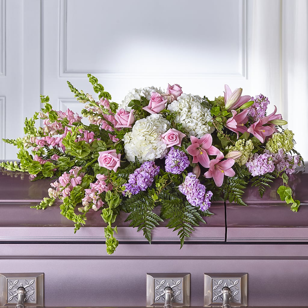 Life's Gratitude Casket Spray –  Flora Ventures Llc, Newmarket NH