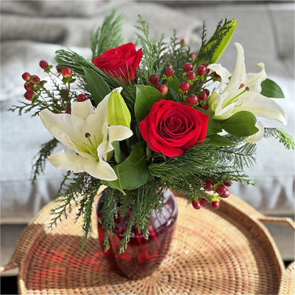 Evergreen Delight Bouquet –  Flora Ventures Llc, Newmarket NH