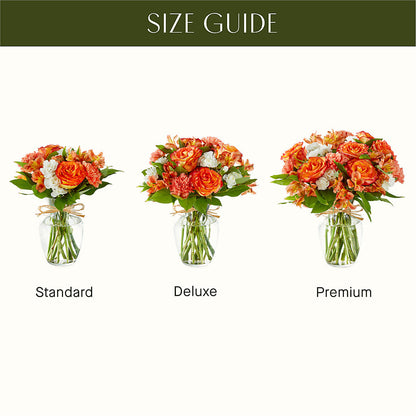 Apricot Glow Bouquet –  Flora Ventures Llc, Newmarket NH