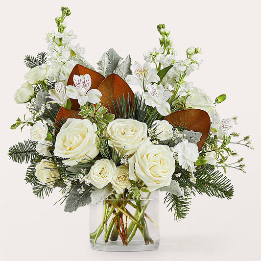 Fresh Snowfall Bouquet –  Flora Ventures Llc, Newmarket NH
