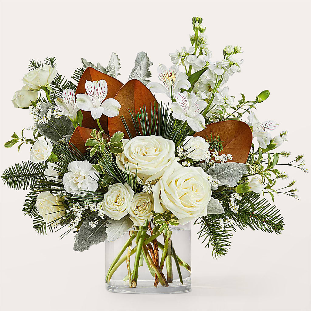 Fresh Snowfall Bouquet –  Flora Ventures Llc, Newmarket NH