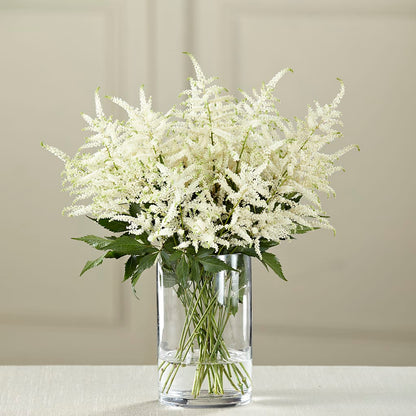 White Astilbe Bouquet –  Flora Ventures Llc, Newmarket NH